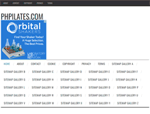Tablet Screenshot of phpilates.com